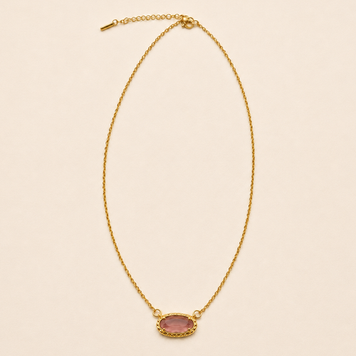 Gemstone Glow Pendant Necklace