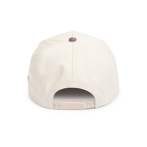 White baseball cap on a white background