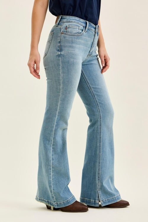 Blue Jeans on model with white background