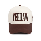 Baseball cap with 'YEEHAW' text on a white background