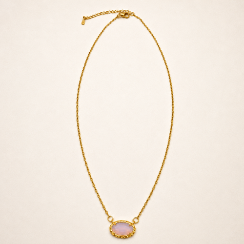 Gemstone Glow Pendant Necklace