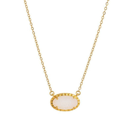 Gemstone Glow Pendant Necklace